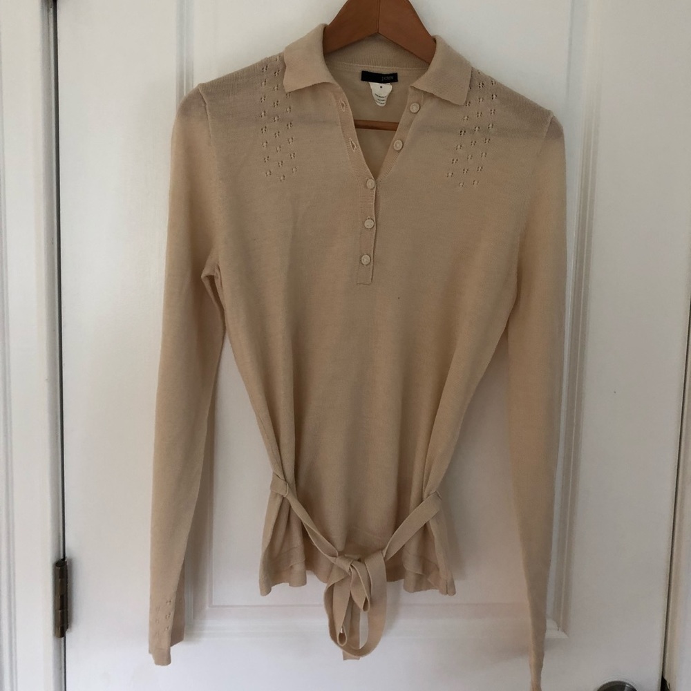 J Crew light wool sweater